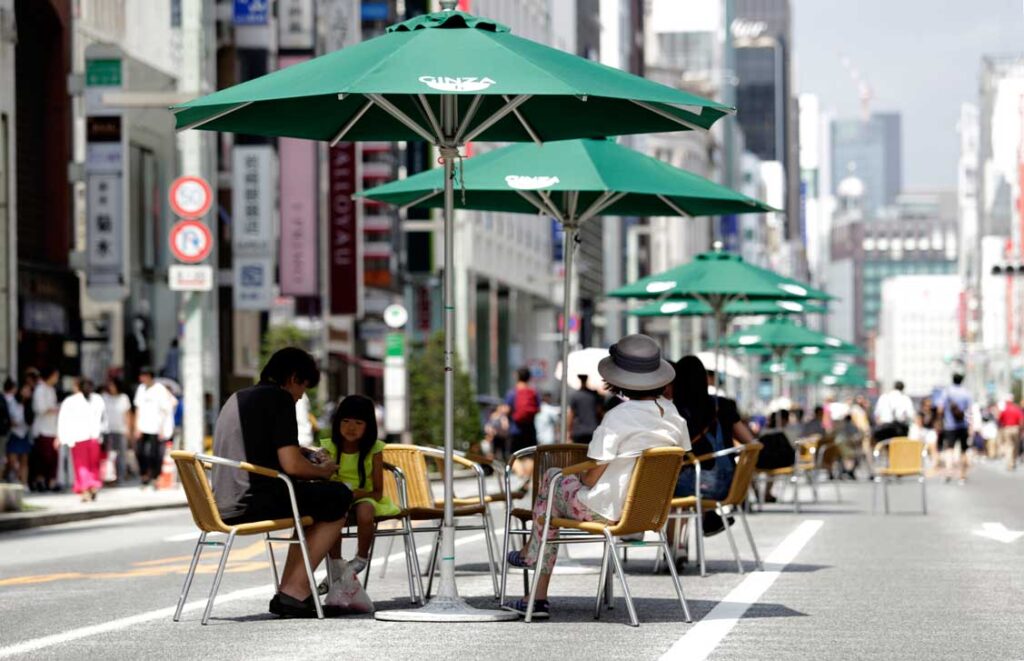 銀座の歩行者天国