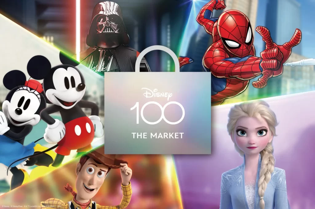 銀座三越で⽇本初開催！！『Disney100 THE MARKET in 銀座三越』が3⽉15⽇（⽔）から始まります。