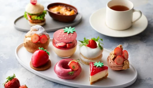 ハイアット セントリック 銀座 東京 全メニュー、グルテンフリーのアフタヌーンティーが登場！絵文字のようなキュートな見た目にこだわった苺スイーツを楽しむ「Lovely 苺 Afternoon Tea」