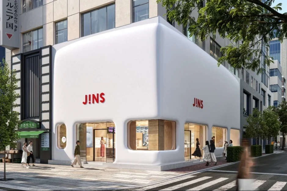 JINS初のグローバル旗艦店「JINS銀座店」2026年春オープン