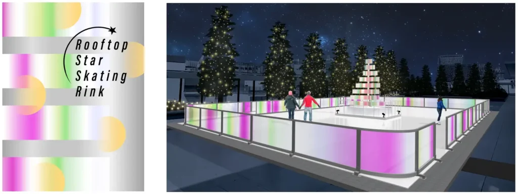 【GINZA SIX XMAS 2025】今年も屋上にスケートリンクがやってくる！