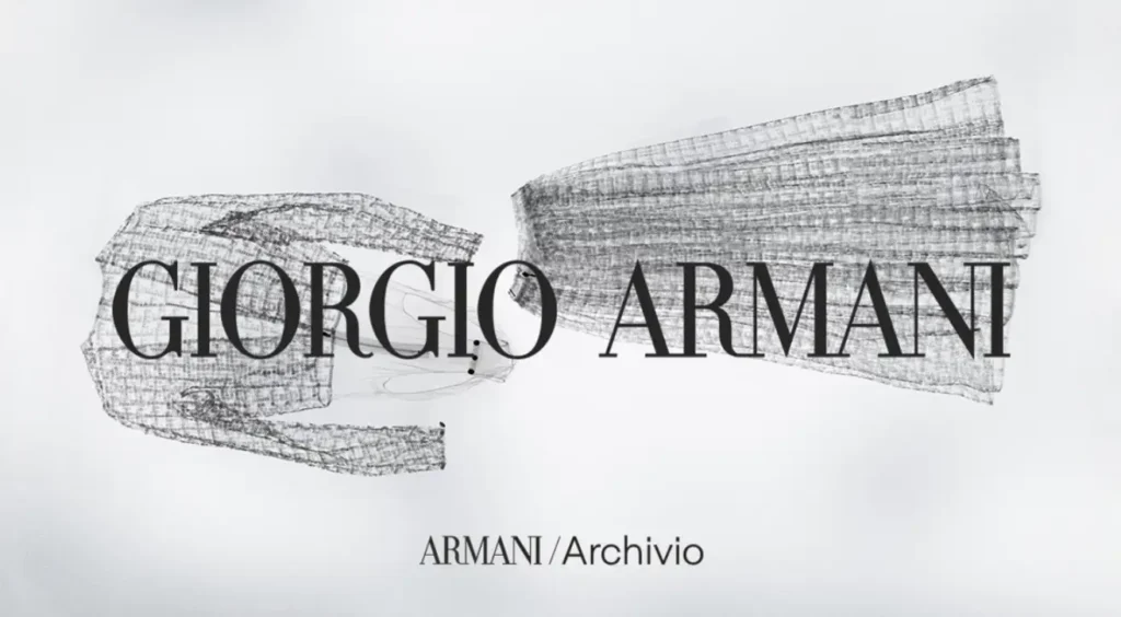 【ジョルジオ アルマーニ】"ARMANI/Archivio" 50周年を記念して 10月27日～11月16日にアルマーニ / 銀座タワーにて開催