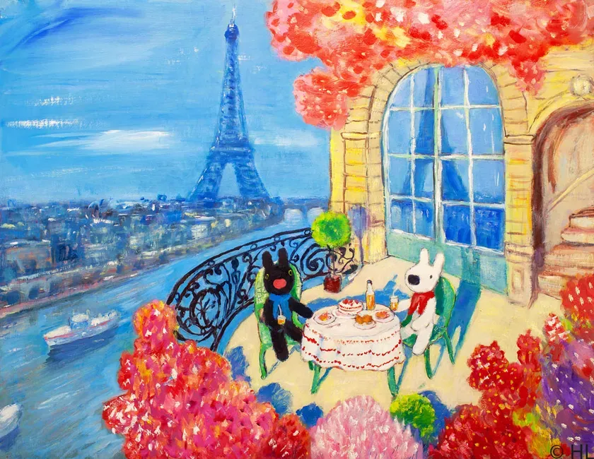 リサとガスパール、25周年の祝祭を銀座で。世界に一枚の未公開原画が日本初公開