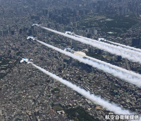 東京マラソン2027の20回記念企画・ブルーインパルス展示飛行