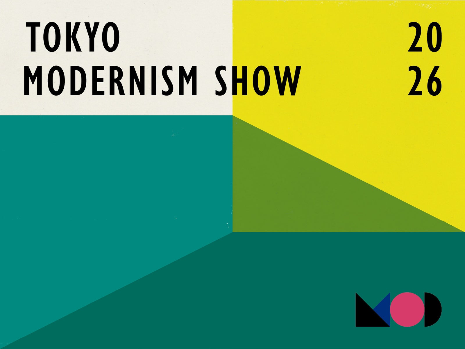 TOKYO MODERNISM SHOW 2026 メインビジュアル